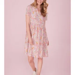 Jurk "Ruthie" Lichtroze/meerkleurig -Exporteren Mooie Look Winkel lieblingsstuck jurk ruthie lichtroze meerkleurig 3