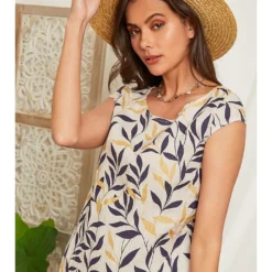 Linnen Jurk Donkerblauw/crème 9 Linnen Jurk Donkerblauw/crème -Exporteren Mooie Look Winkel lin passion linnen jurk donkerblauw creme 4