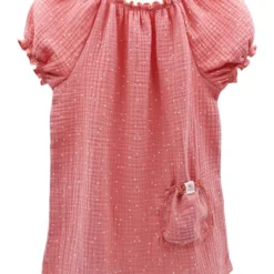 Maximo Jurk Oudroze/wit