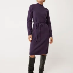 MEXX Gebreide Jurk Paars