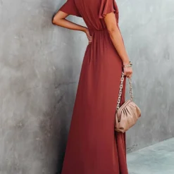 Exporteren Mooie Look Winkel -Exporteren Mooie Look Winkel milan kiss jurk roestrood 1