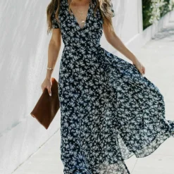 Jurk Zwart/meerkleurig