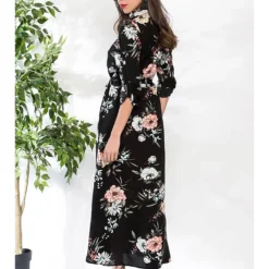 Jurk Zwart/wit/lichtroze -Exporteren Mooie Look Winkel milan kiss jurk zwart wit lichtroze 2