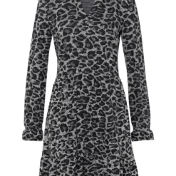 MORE&MORE Jurk Grijs/paars