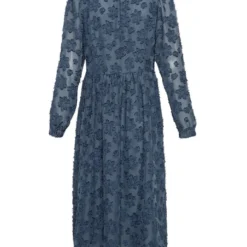 MOSS COPENHAGEN Jurk "Fraya" Blauw -Exporteren Mooie Look Winkel moss copenhagen jurk fraya blauw 2