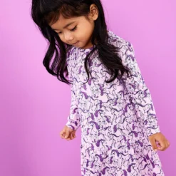 NAME IT Jurk "Linar" Lichtroze/paars -Exporteren Mooie Look Winkel name it jurk linar lichtroze paars 3