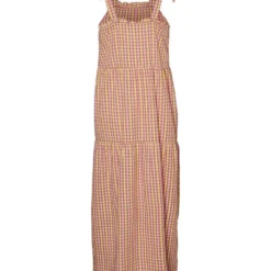 Noisy May Jurk "Nmcille" Oranje/geel -Exporteren Mooie Look Winkel noisy may jurk nmcille oranje geel 5