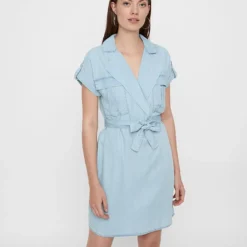 Noisy May Jurk "Nmvera" Lichtblauw -Exporteren Mooie Look Winkel noisy may jurk nmvera lichtblauw 3