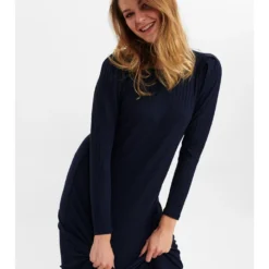 Jurk "Nudelysia" Donkerblauw -Exporteren Mooie Look Winkel numph jurk nudelysia donkerblauw 6