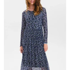 Jurk "Nufreja" Donkerblauw