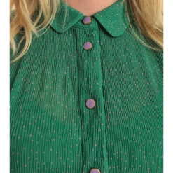 Jurk "Nukat" Groen -Exporteren Mooie Look Winkel numph jurk nukat groen 3