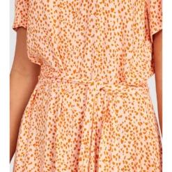 Jurk "Nulydia" Oranje -Exporteren Mooie Look Winkel numph jurk nulydia oranje 4