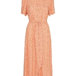 Jurk "Nulydia" Oranje -Exporteren Mooie Look Winkel numph jurk nulydia oranje 5