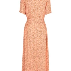 Jurk "Nulydia" Oranje -Exporteren Mooie Look Winkel numph jurk nulydia oranje 6