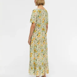 Object Jurk "Lorena" Beige/geel -Exporteren Mooie Look Winkel object jurk lorena beige geel 4