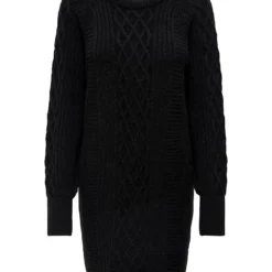 ONLY Gebreide Jurk "Leise" Zwart