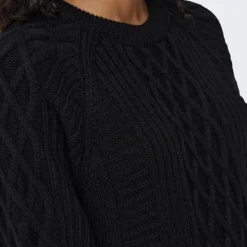 ONLY Gebreide Jurk "Leise" Zwart -Exporteren Mooie Look Winkel only gebreide jurk leise zwart 6