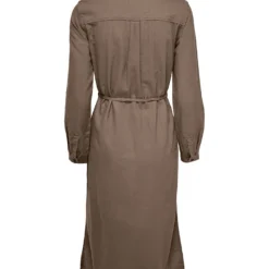 ONLY Jurk "Caro" Bruin -Exporteren Mooie Look Winkel only jurk caro bruin 2