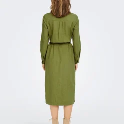 ONLY Jurk "Caro" Kaki -Exporteren Mooie Look Winkel only jurk caro kaki 3
