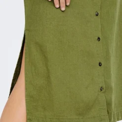 ONLY Jurk "Caro" Kaki -Exporteren Mooie Look Winkel only jurk caro kaki 4