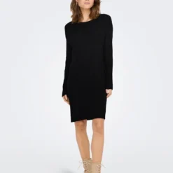 ONLY Jurk "Fia Katia" Zwart -Exporteren Mooie Look Winkel only jurk fia katia zwart 2