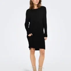 ONLY Jurk "Fia Katia" Zwart -Exporteren Mooie Look Winkel only jurk fia katia zwart 4