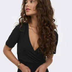 ONLY Jurk "Verona" Zwart -Exporteren Mooie Look Winkel only jurk verona zwart 5