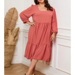 Jurk "Arnis" Lichtroze