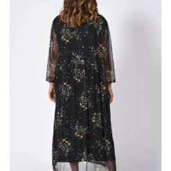 Jurk "Dubis" Zwart -Exporteren Mooie Look Winkel plus size company jurk dubis zwart 3