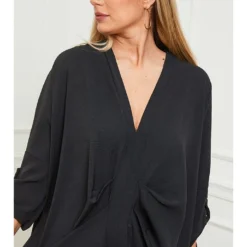 Jurk "Fanta" Zwart -Exporteren Mooie Look Winkel plus size company jurk fanta zwart 3