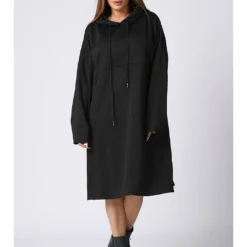 Jurk "Hindy" Zwart -Exporteren Mooie Look Winkel plus size company jurk hindy zwart 4