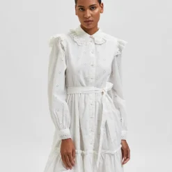 Selected Femme Jurk "Brody" Wit