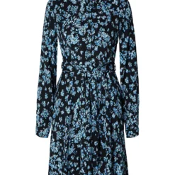 Selected Femme Jurk "Fiola" Zwart/blauw