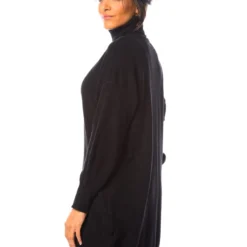 Gebreide Jurk "Levi" Zwart -Exporteren Mooie Look Winkel so cachemire gebreide jurk levi zwart 2