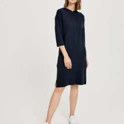 Someday Jurk "Wolers" Donkerblauw -Exporteren Mooie Look Winkel someday jurk wolers donkerblauw 4