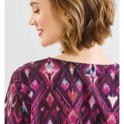 STREET ONE Jurk Roze/zwart -Exporteren Mooie Look Winkel street one jurk roze zwart 3