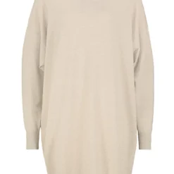 SUBLEVEL Gebreide Jurk Beige