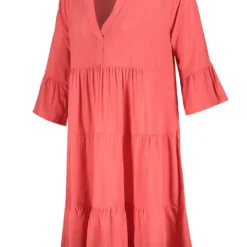 SUBLEVEL Jurk Lichtrood -Exporteren Mooie Look Winkel sublevel jurk lichtrood 2