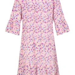 SUBLEVEL Jurk Lichtroze/blauw -Exporteren Mooie Look Winkel sublevel jurk lichtroze blauw 2