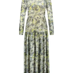 Taifun Jurk Geel/grijs 9 Taifun Jurk Geel/grijs -Exporteren Mooie Look Winkel taifun jurk geel grijs 4