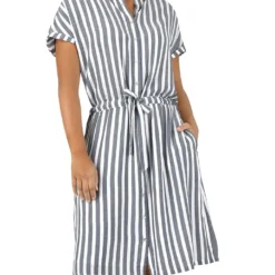 TIMEZONE Jurk Grijs/wit -Exporteren Mooie Look Winkel timezone jurk grijs wit 2