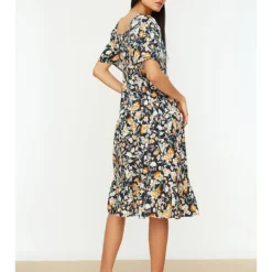 Trendyol Jurk Donkerblauw/crème -Exporteren Mooie Look Winkel trendyol jurk donkerblauw creme 1