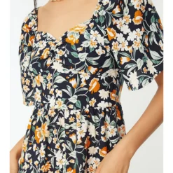 Trendyol Jurk Donkerblauw/crème -Exporteren Mooie Look Winkel trendyol jurk donkerblauw creme 2