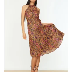 Trendyol Jurk Oranje/lichtroze