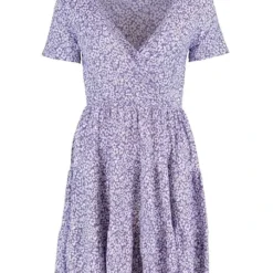 Trendyol Jurk Paars/wit