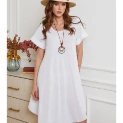 Uniq Jurk "Damigo" Wit