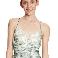 Vera Mont Jurk Crème/groen/meerkleurig -Exporteren Mooie Look Winkel vera mont jurk creme groen meerkleurig 5