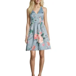 Vera Mont Jurk Lichtblauw/lichtroze