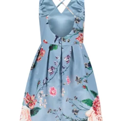 Vera Mont Jurk Lichtblauw/lichtroze -Exporteren Mooie Look Winkel vera mont jurk lichtblauw lichtroze 3