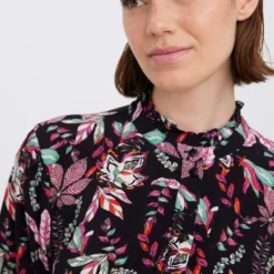 Vero Moda Jurk "Lana" Zwart/meerkleurig -Exporteren Mooie Look Winkel vero moda jurk lana zwart meerkleurig 4